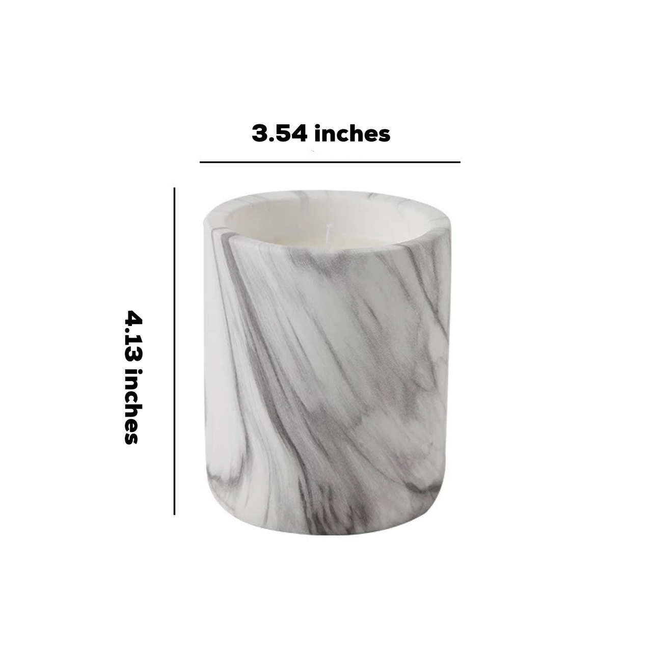 Wood Grain Ceramic Candle Vessel Wholesale – candlevesselsupply